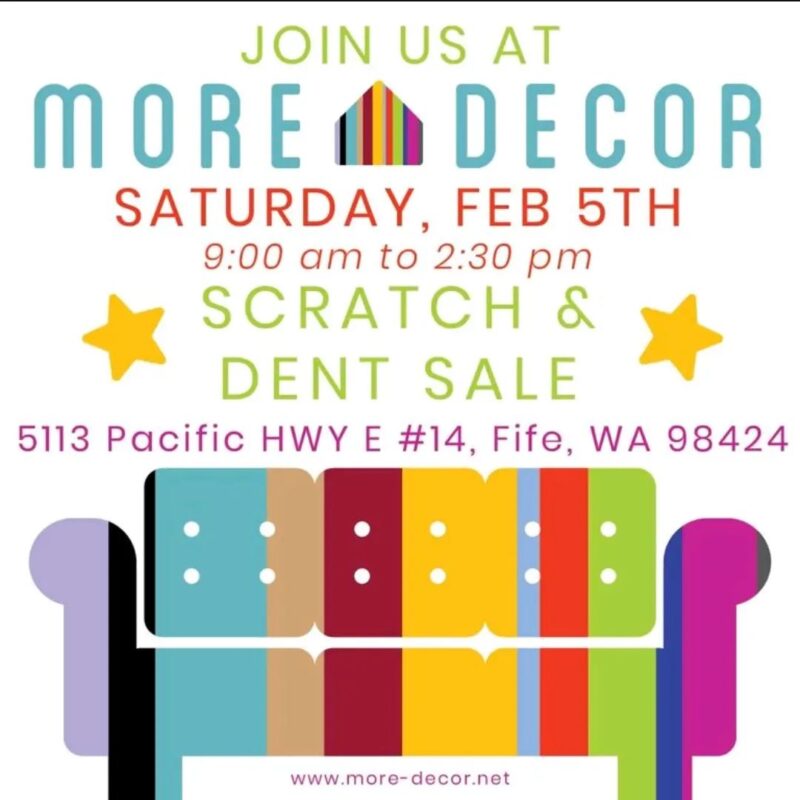 Scratch and Dent Sale More Decor